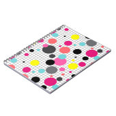 メンフィス水玉模様 ノートブック (左側)