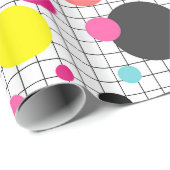 メンフィス水玉模様 ラッピングペーパー (ロールコーナー)