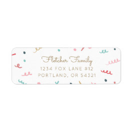 メンフィス紙吹雪 ラベル