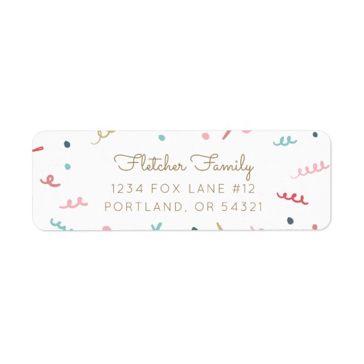 メンフィス紙吹雪 ラベル (正面)