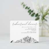 メンフィス結婚のリハーサル招待状エンクロージャカード エンクロージャーカード (スタンド正面)