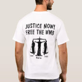 メンフィス西の3のTシャツを放して下さい Tシャツ (裏面)