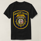 メンフィス警察 Tシャツ (デザイン正面)