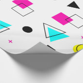 メンフィス80" sのデザインの包装紙 ラッピングペーパー (角)