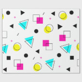 メンフィス80" sのデザインの包装紙 ラッピングペーパー (フラット)