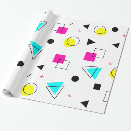 メンフィス80" sのデザインの包装紙 ラッピングペーパー
