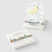 メンフィス、テネシー州のスカイライン-石造りのコースター ストーンコースター (横)