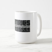 メンフィス - テネシー州 コーヒーマグカップ (正面右)