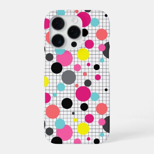 メンフィス ドット iPhoneケース (裏面)