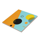 メンフィス、ヒップスター、トレンディー、カッコいいイラストレーション タイル (側面)