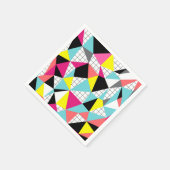メンフィス、幾何形状 スタンダードカクテルナプキン (角)