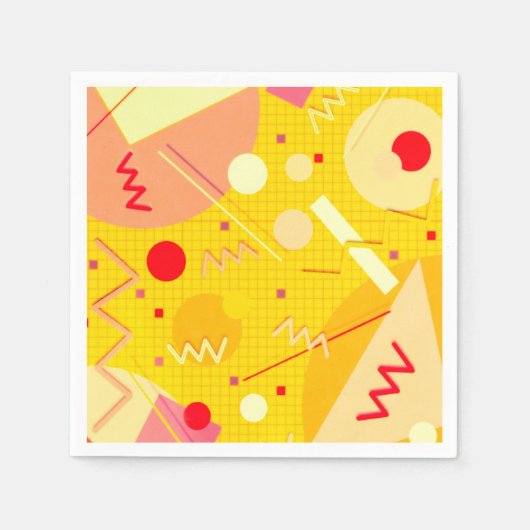 メンフィス#81 スタンダードカクテルナプキン (正面)