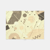 メンフィス#82セピア フリースブランケット (正面(横))