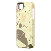 メンフィス#82セピア Case-Mate iPhoneケース (裏面左)