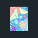 メンフィスNo. 6 キャンバスプリント<br><div class="desc">Memphisグループ – インスパイア抽象芸術幾何デザインby Rockett Graphics.</div>