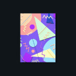 メンフィスNo. 7 キャンバスプリント<br><div class="desc">Memphisグループ – インスパイア抽象芸術幾何デザインby Rockett Graphics.</div>