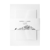 メンフィスSkylineベリーバンド、2"x11.5" 招待状ベリーバンド (正面例)