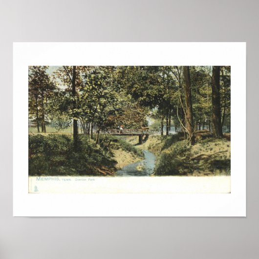 メンフィスTN、オーバートンパーク1905インスパイアヴィンテージ ポスター (正面)