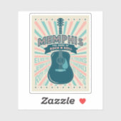 メンフィスTN:ギターシリーズ | ロック・イン・転が シール (シート)