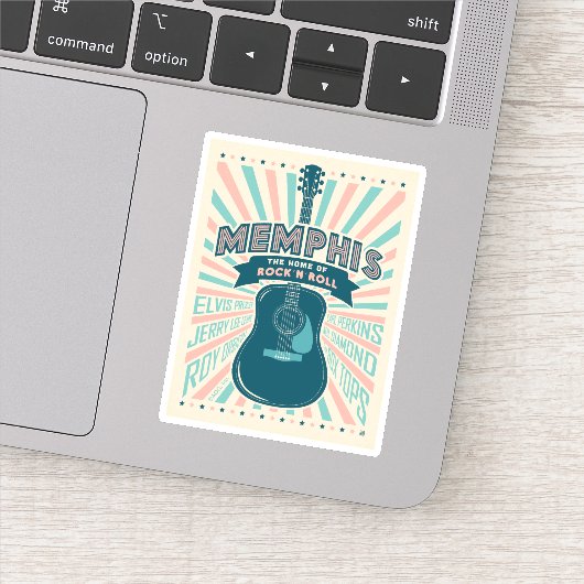 メンフィスTN:ギターシリーズ | ロック・イン・転が シール (詳細)