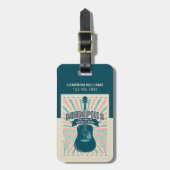 メンフィスTN:ギターシリーズ | ロック・イン・転が ラゲッジタグ (正面縦)