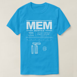 メンフィ国際的ス空港MEM Tシャツ