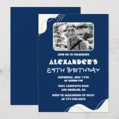 メンフォト84歳の誕生日招待状 招待状 (正面/裏面)