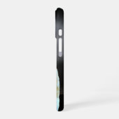 メンフクロウと満月 iPhone 16ケース (左側面)
