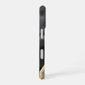 メンフクロウと満月 iPhone 16ケース (右側面)