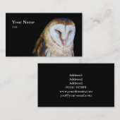 メンフクロウの名刺 名刺 (正面/裏面)