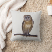 メンフクロウの枕 クッション (ブランケット)
