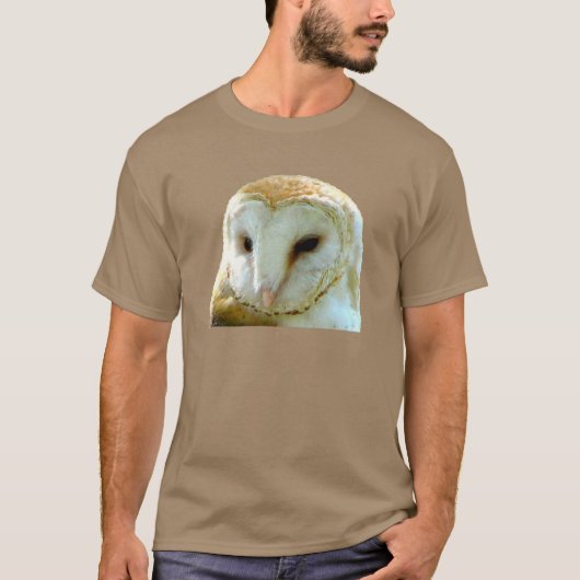 メンフクロウの肖像 Tシャツ (正面)