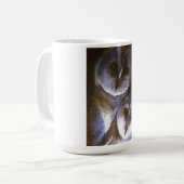 メンフクロウのknp コーヒーマグカップ (正面左)