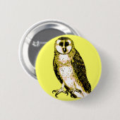 メンフクロウのTシャツ、フード付きスウェットシャツ、マグ、ボタン 缶バッジ (正面&裏面)