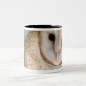 メンフクロウ(アルバTyto)のポートレート。 ツートーンマグカップ (中央)