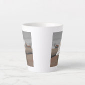 メンフクロウ カフェラテマグ (正面)