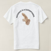 メンフクロウ グラフィック Tシャツ (デザイン裏面)
