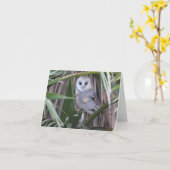 メンフクロウ-ジョーSweeney -カード カード (黄色い花)