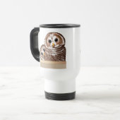 メンフクロウ トラベルマグ (正面左)