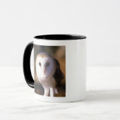 「メンフクロウ、湖、KY間の土地のクローズアップ マグカップ (正面左)