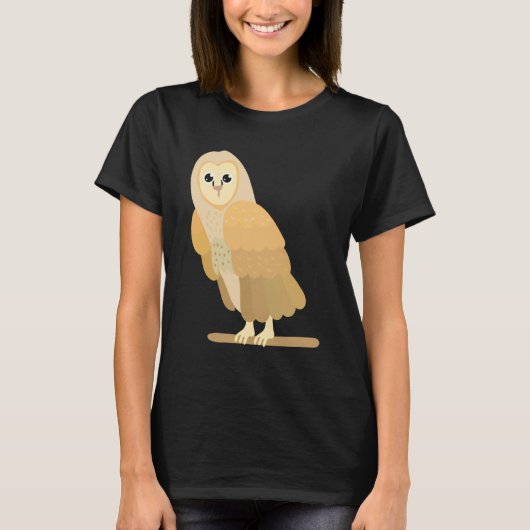 メンフクロウ Tシャツ (正面)