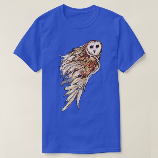 メンフクロウ Tシャツ (デザイン正面)