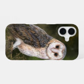 メンフクロウiPhoneケース iPhone 16ケース (裏面横)