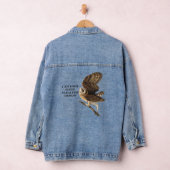 メンフクロウTシャツ デニムジャケット (ハンガー)