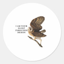 メンフクロウTシャツ 面白いデザイン