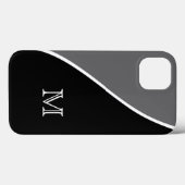 メンプロフェッショナルモノグラムスタイル Case-Mate iPhoneケース (裏面 (横))