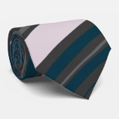 メンモダンズ素朴ブルー&グレーネックタイ ネクタイ (ロール)