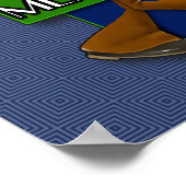 メンユニークズルームサインインヴィンテージ1920テーマ ポスター (角)