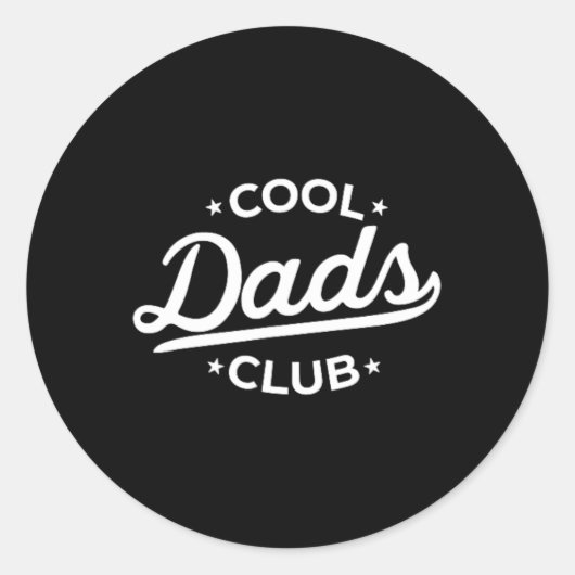 メンレトロクールパパクラブおもしろいパパポケットファーザー ラウンドシール (正面)