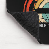 メンレトロスタイルヴィンテージ最高のテーブルテニスパパイブ マウスパッド (コーナー)